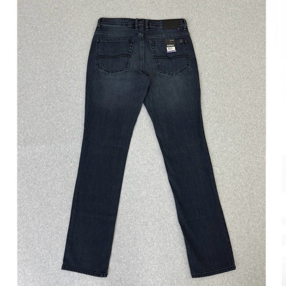 Buffalo David Bitton Jeans Mens 30 x 34 Blue Jackson Fit Slim Straight Dark Wash - Picture 7 of 15